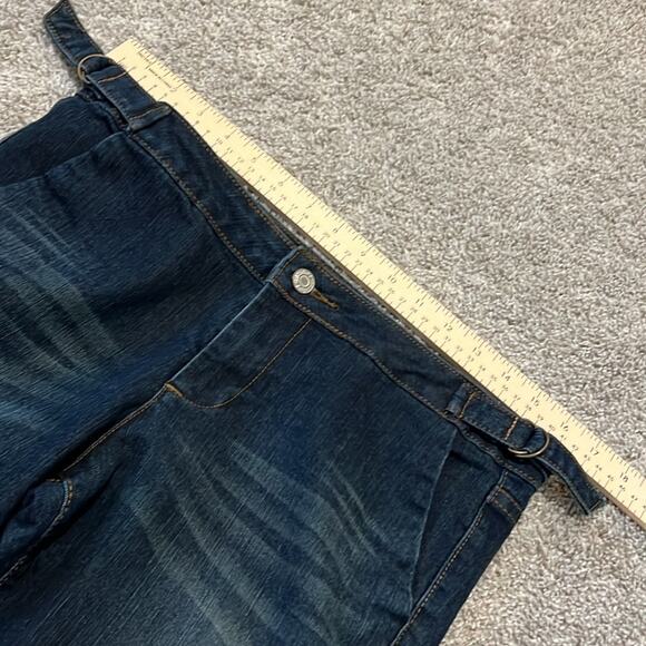 Tommy Hilfiger blue jeans, size Juniors 9 TOMMY GIRL Boho Denim wide leg Hippie - Picture 6 of 16